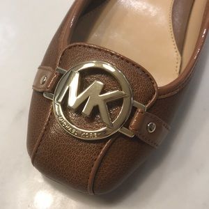 Michael Kors Brown Leather Flats